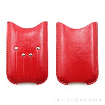 Cases for Apple's iPhone 4, Made of PU Leather Material, Decorated, Metal Label